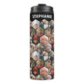 Bouteilles Isothermes Créer un collage photo personnalisé avec 12 photos (Devant)