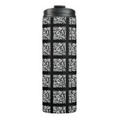 Bouteilles Isothermes Créer un Motif de code QR en mosaïque | Couleur mo (Devant)