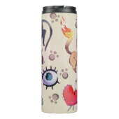 Bouteilles Isothermes Créez vos propres chats Halloween (Dos)