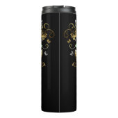 Bouteilles Isothermes Créez vos propres papillons bleus et or (Dos)