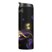 Bouteilles Isothermes Créez vos propres papillons Purple & Gold (Tourné sur la droite)