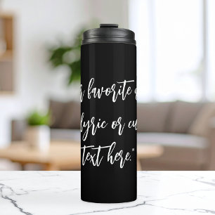 Bouteilles Isothermes Créez votre propre devis de calligraphie