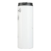 Bouteilles Isothermes Créez votre propre lapin de lapin blanc (Dos)