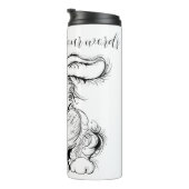 Bouteilles Isothermes Créez votre propre lapin de lapin blanc (Tourné sur la droite)