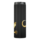 Bouteilles Isothermes Créez votre propre Lizard noir et or (Dos)