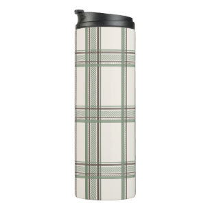 Bouteilles Isothermes Crème de Sauge Douce Plaid Esthétique