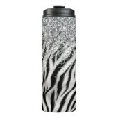 Bouteilles Isothermes Crème or Parties scintillant brillante Zebra Print (Devant)