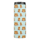 Bouteilles Isothermes Crêpes avec sirop d'érable et Motif Polkadot (Dos)
