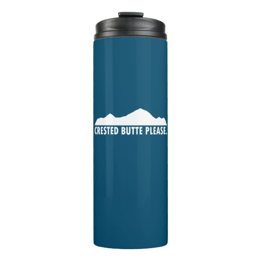 Bouteilles Isothermes Crested Butte S'il vous plaît (Devant)