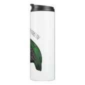 Bouteilles Isothermes Crested partridge bird cartoon illustration  (Tourné sur la droite)