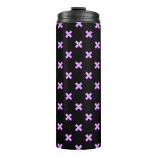 Bouteilles Isothermes Crochets Lilac sur noir