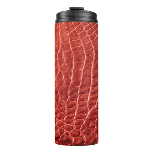 Bouteilles Isothermes Crocodile texture cuir (Devant)