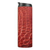 Bouteilles Isothermes Crocodile texture cuir (Tourné sur la droite)