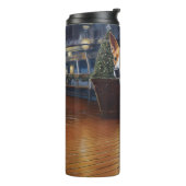 Bouteilles Isothermes Croisière de Noël Basenji : Pawsome Holiday Delft (Tourné sur la gauche)