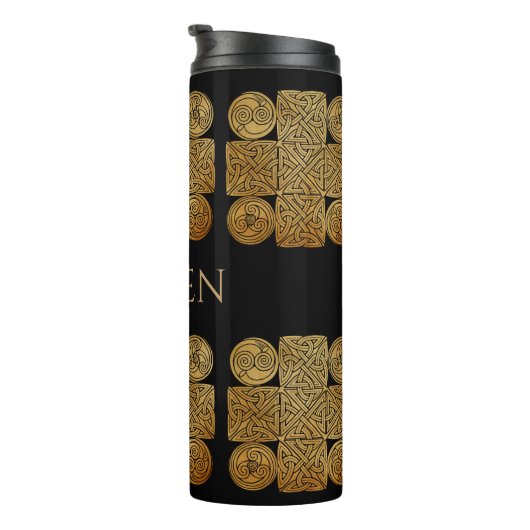 Bouteilles Isothermes Croix de nouage celte personnalisée (Tourné sur la droite)