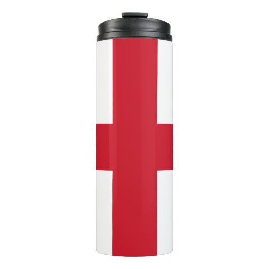 Bouteilles Isothermes Croix de St George ~ Drapeau d'Angleterre (Devant)