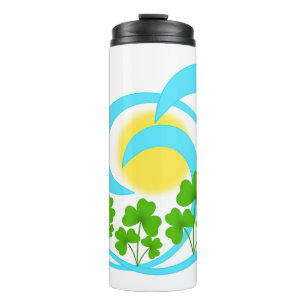 Bouteilles Isothermes Croix de trèfle irlandais pour la Saint-Patrick