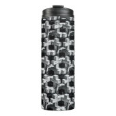 Bouteilles Isothermes Croix grise et noire (Devant)