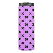 Bouteilles Isothermes Croix noire sur lilas (Dos)