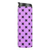 Bouteilles Isothermes Croix noire sur lilas (Tourné sur la droite)