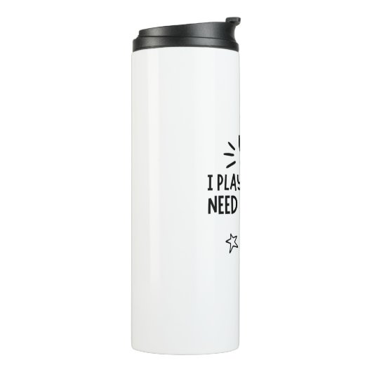 Bouteilles Isothermes Croquet : Oui, je skie comme une fille. Besoin d'u (Tourné sur la gauche)