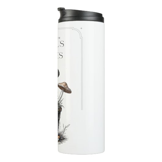 Bouteilles Isothermes Croquis de champignons sauvages rustiques par Call (Tourné sur la droite)