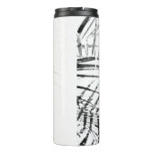 Bouteilles Isothermes Croquis minimalisme Feuille Palm Tree (Dos)