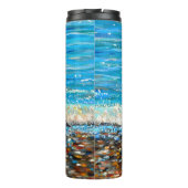 Bouteilles Isothermes Crow on the Beach 2 Peinture (Dos)