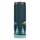 Bouteilles Isothermes Croyez avec Père Noël et les pins (Dos)