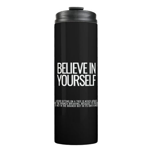 Bouteilles Isothermes Croyez en vous Motivational Thermal Tumbler (Devant)