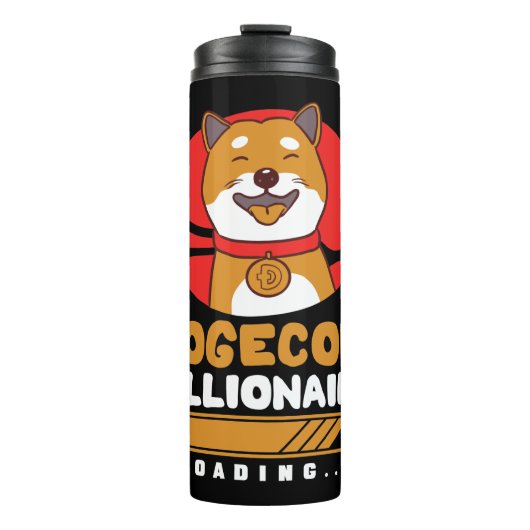 Bouteilles Isothermes Crypto DogeCoin Millionaire Chargement (Devant)