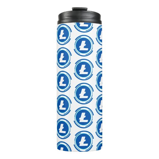 BOUTEILLES ISOTHERMES CRYPTO-MONNAIE LITECOIN (Devant)