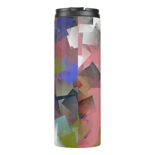 Bouteilles Isothermes Cubes Abstraits (Dos)