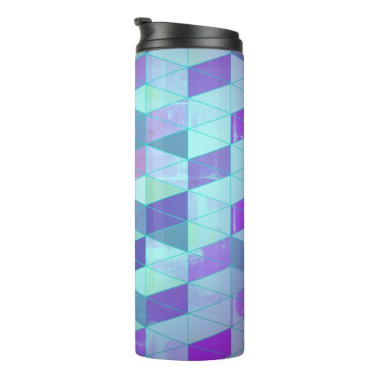 Bouteilles Isothermes Cubes en triangles Motif géométrique (Tourné sur la droite)