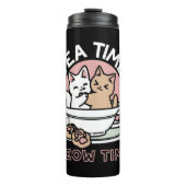 Bouteilles Isothermes Cuddling Kitties in a Cup - Adorable Tea Time (Devant)