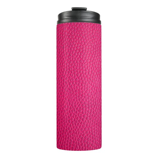 Bouteilles Isothermes Cuir rose peau texture cuir (Devant)