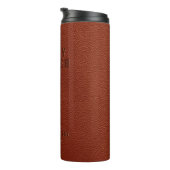 Bouteilles Isothermes Cuir végétal Brown incorporé (Tourné sur la droite)