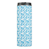 Bouteilles Isothermes Cuisine bleue personnalisée Kitsch Fun Art Motif (Dos)