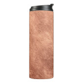 Bouteilles Isothermes Cuivre brossé, texture métallique. (Tourné sur la gauche)