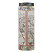 Bouteilles Isothermes Culbuteur antique de carte du monde (Dos)