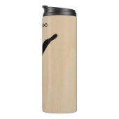 Bouteilles Isothermes Culbuteur de courant ascendant d'arts martiaux (Tourné sur la droite)