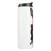 Bouteilles Isothermes Culbuteur de courant ascendant de Pin Bowtie de (Tourné sur la gauche)