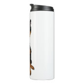 Bouteilles Isothermes Culbuteur de courant ascendant de Pin Bowtie de (Tourné sur la droite)