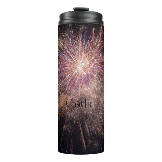 Bouteilles Isothermes Culbuteur fait sur commande de monogramme de feux (Devant)