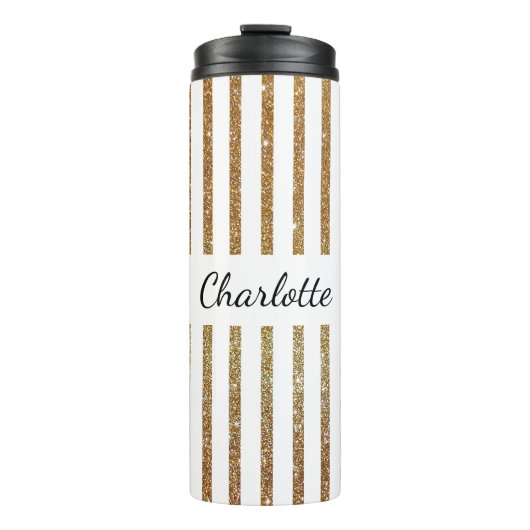 Bouteilles Isothermes Culbuteur thermique fait sur commande rayé (Devant)