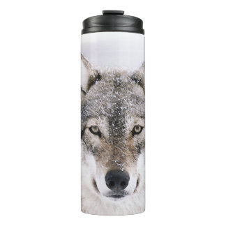 Bouteilles Isothermes Culbuteur thermique personnalisé par tête de loup