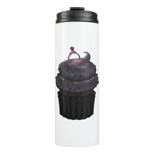 Bouteilles Isothermes Cupcake Fiançailles doux (Devant)