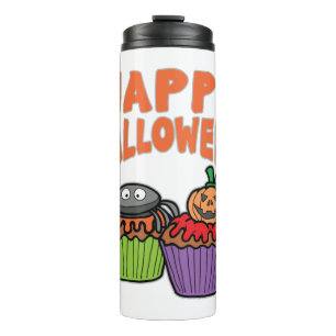 Bouteilles Isothermes cupcakes d'Halloween