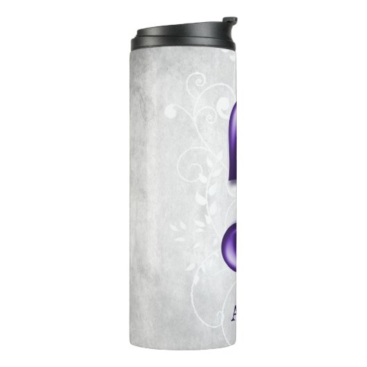 Bouteilles Isothermes Cur pourpre Paruline thermique personnalisée (Tourné sur la gauche)