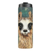 Bouteilles Isothermes Curieux Bébé Llama Funny Thermal Tumbler (Devant)